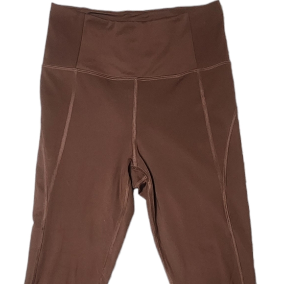 Girlfriend Collective Compressive High Waisted Leggings sz M earth brown #4008 - Picture 4 of 12